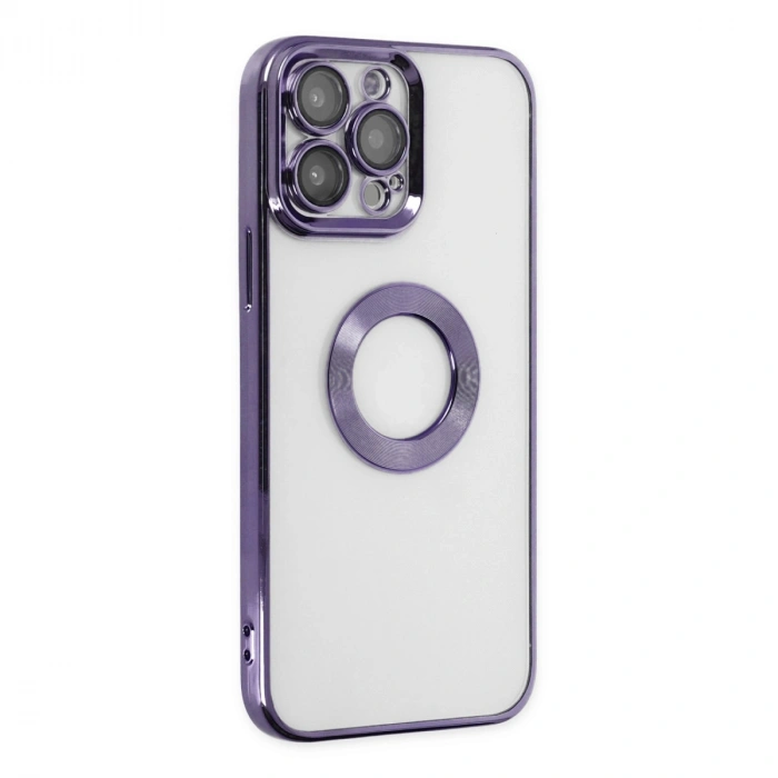 Apple İphone 14 Pro Kılıf Slot Silikon - Mor