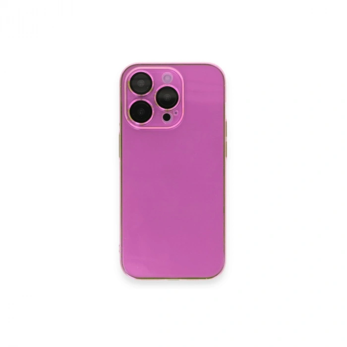 Apple İphone 14 Pro Max Kılıf Armada Lensli Kapak - Pembe