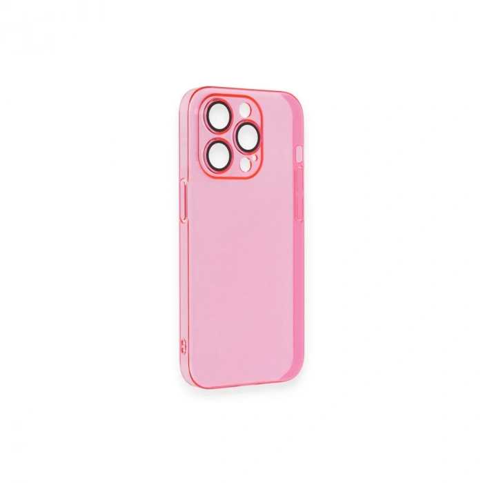 Apple İphone 14 Pro Max Kılıf Armada Lensli Kapak - Pembe