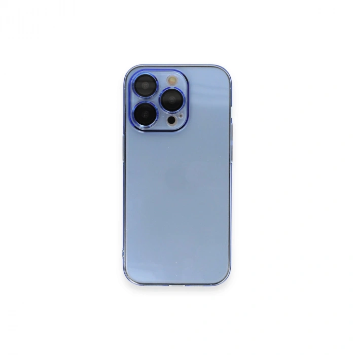 Apple İphone 14 Pro Max Kılıf Armada Lensli Kapak - Sierra Blue