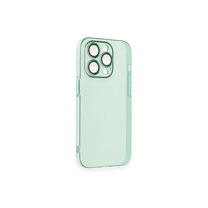 Apple İphone 14 Pro Max Kılıf Armada Lensli Kapak - Yeşil