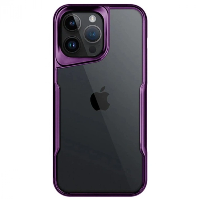 Apple İphone 14 Pro Max Kılıf Boyi Silikon Kapak - Derin Mor