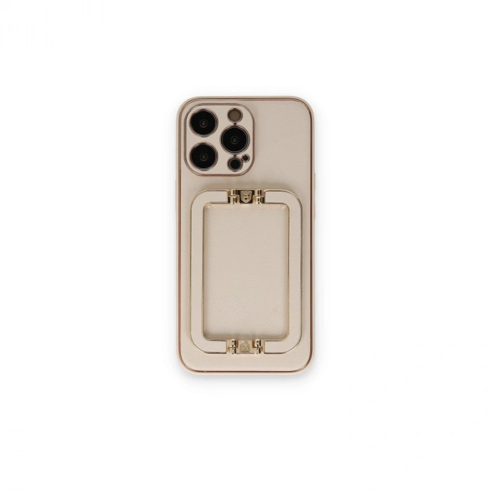 Apple İphone 14 Pro Max Kılıf Coco Elit Kapak - Gold