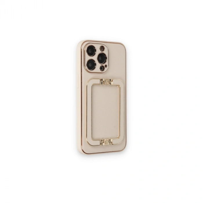 Apple İphone 14 Pro Max Kılıf Coco Elit Kapak - Gold