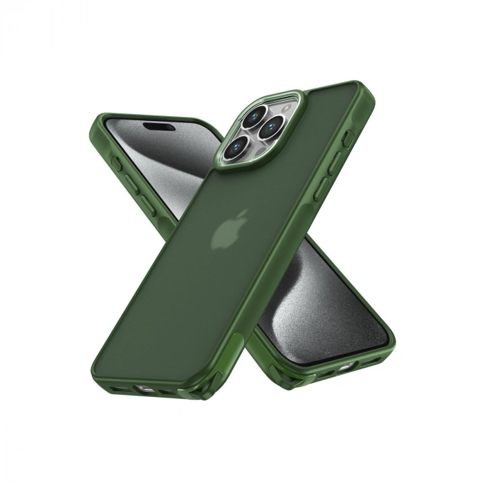 Apple İphone 14 Pro Max Kılıf Elegant Kapak - Yeşil