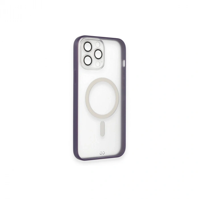 Apple İphone 14 Pro Max Kılıf Grand Magneticsafe Kapak - Mor