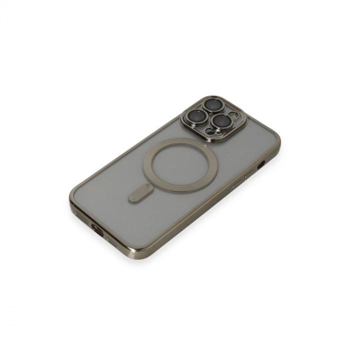 Apple İphone 14 Pro Max Kılıf Kross Magneticsafe Kapak - Titan Gri