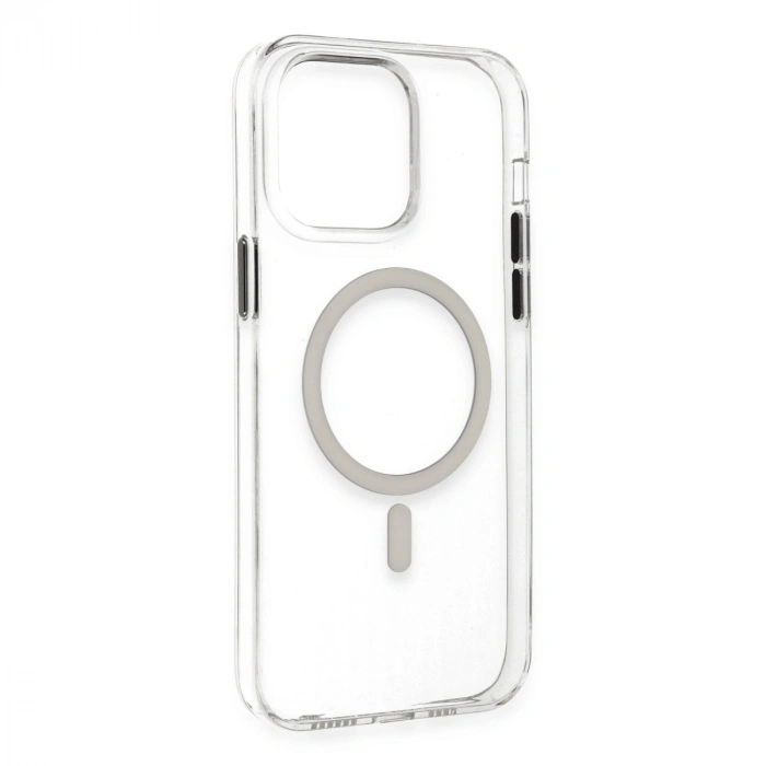 Apple İphone 14 Pro Max Kılıf Tron Şeffaf Magsafe Kapak - Şeffaf