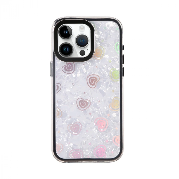 Apple İphone 14 Pro Max Lumi Desenli Kapak - Siyah