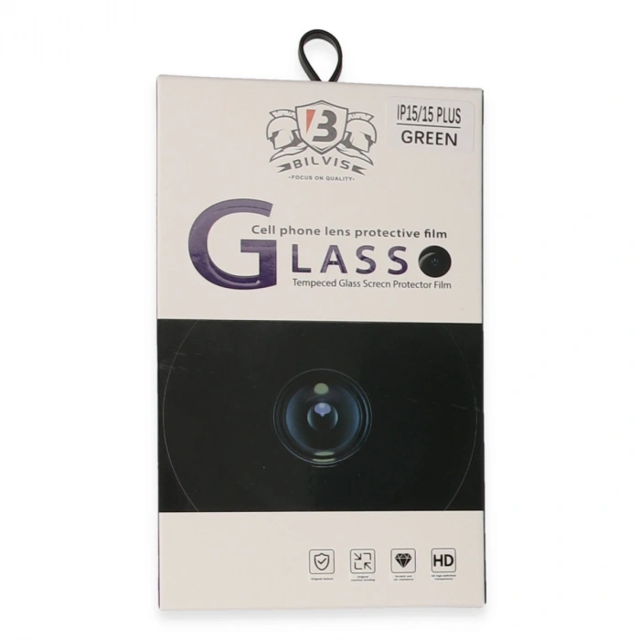 Apple İphone 15 Bilvis Titan Kamera Lens - Yeşil