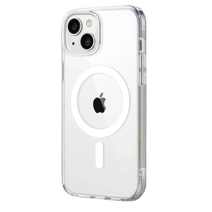 Apple İphone 15 Combo Sert Şeffaf Magsafe Kapak - Şeffaf