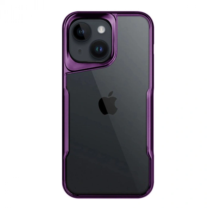 Apple İphone 15 Kılıf Boyi Silikon Kapak - Derin Mor