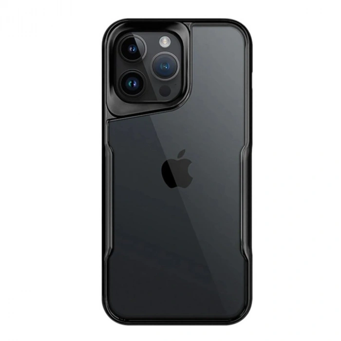 Apple İphone 15 Pro Kılıf Boyi Silikon Kapak - Siyah