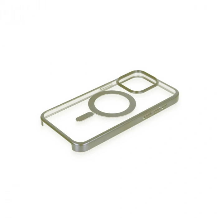 Apple İphone 15 Pro Kılıf Erozi Magsafe Kapak - Gri