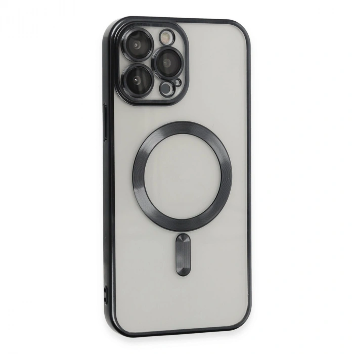 Apple İphone 15 Pro Kılıf Kross Magneticsafe Kapak - Siyah