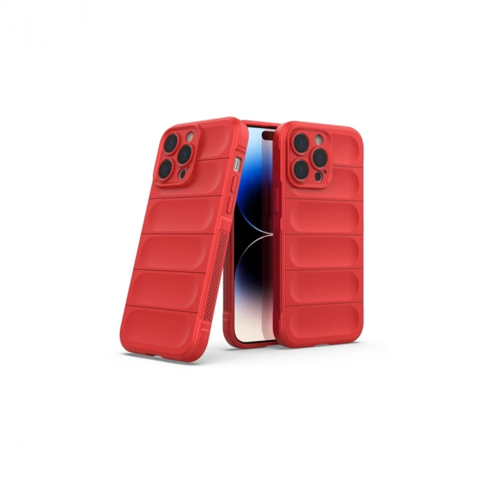 Apple İphone 15 Pro Kılıf Optimum Silikon - Kırmızı