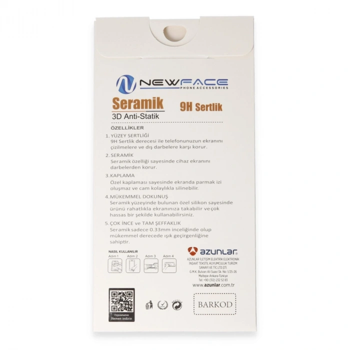 Apple İphone 15 Pro Max 3d Antistatik Mat Seramik Nano Ekran Koruyucu