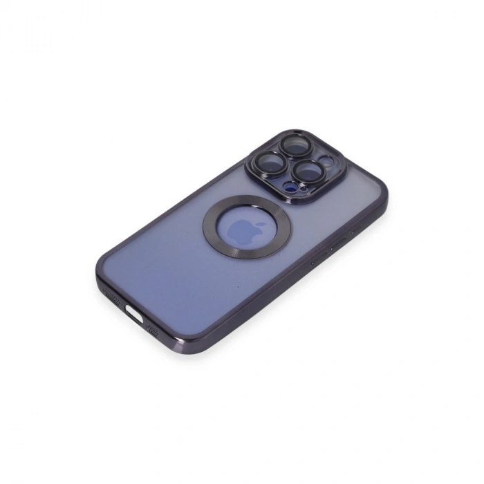 Apple İphone 15 Pro Max Kılıf Slot Silikon - Mor