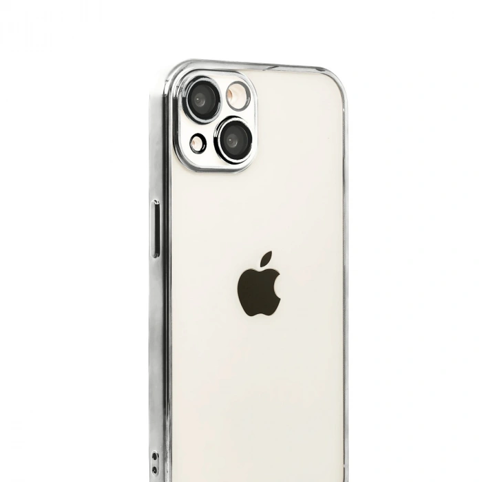 Apple İphone 15 Razer Lensli Silikon - Titan Gri