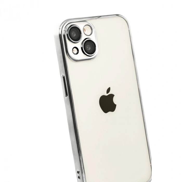 Apple İphone 15 Razer Lensli Silikon - Titan Gri