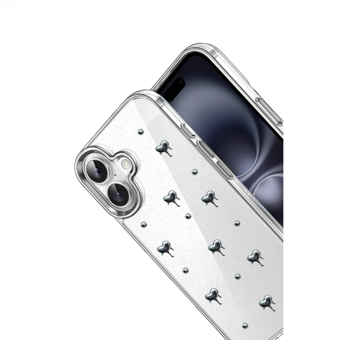 Apple İphone 16 Fiyonk Desenli Kapak - Desen 1