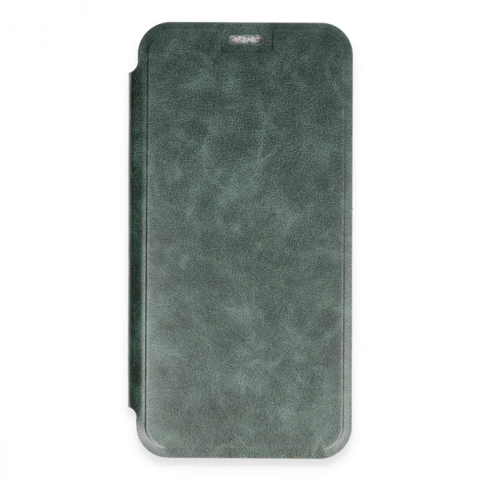 Apple İphone 16 Kılıf Flip Cover - Koyu Yeşil