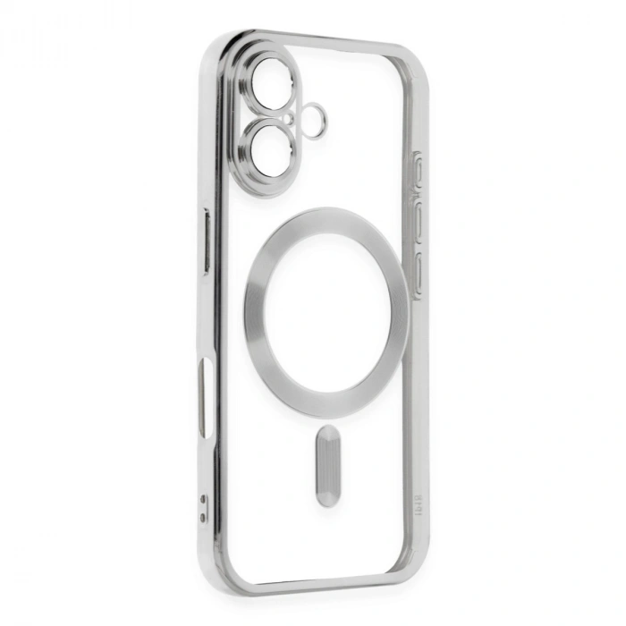 Apple İphone 16 Kılıf Kross Magneticsafe Kapak - Gümüş