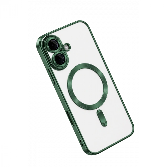 Apple İphone 16 Kılıf Kross Magneticsafe Kapak - Koyu Yeşil