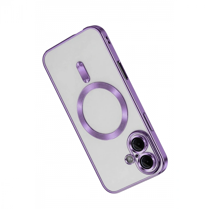 Apple İphone 16 Kılıf Kross Magneticsafe Kapak - Mor