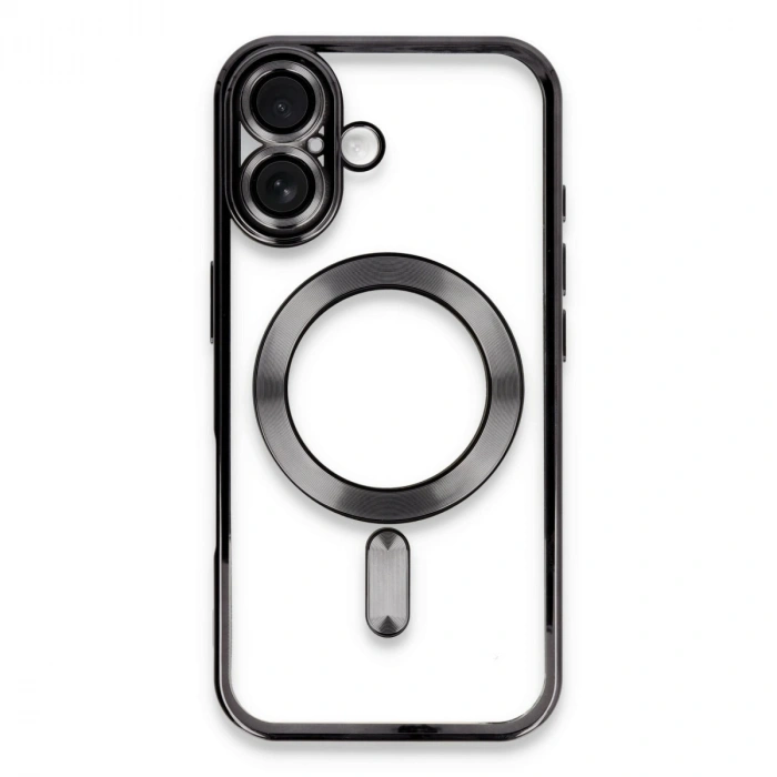 Apple İphone 16 Kılıf Kross Magneticsafe Kapak - Siyah
