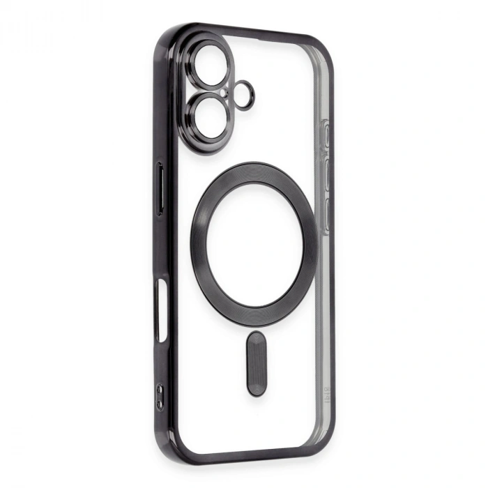 Apple İphone 16 Kılıf Kross Magneticsafe Kapak - Siyah