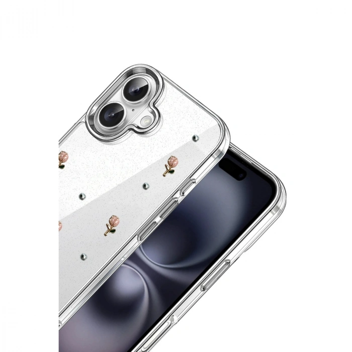 Apple İphone 16 Plus Fiyonk Desenli Kapak - Desen 6
