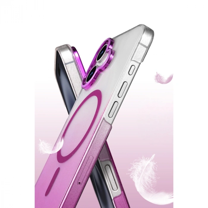 Apple İphone 16 Plus Glossy Magsafe Kapak - Mavi