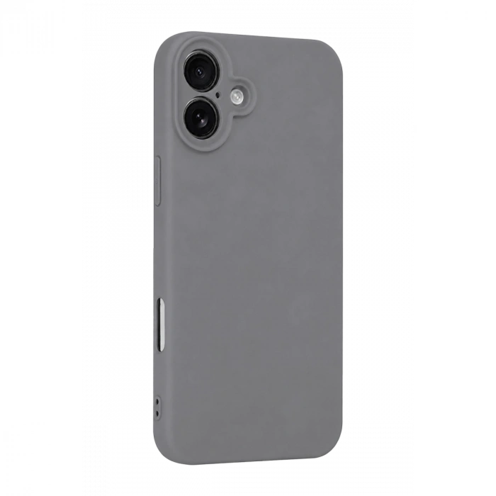 Apple İphone 16 Plus Kılıf First Silikon - Gri