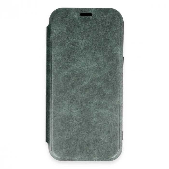 Apple İphone 16 Pro Kılıf Flip Cover - Koyu Yeşil