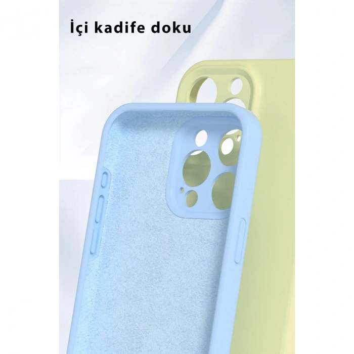 Apple İphone 16 Pro Kılıf Nano İçi Kadife Silikon - Siyah