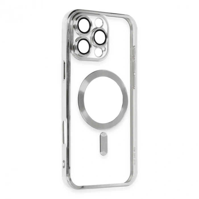 Apple İphone 16 Pro Max Kılıf Kross Magneticsafe Kapak - Gümüş