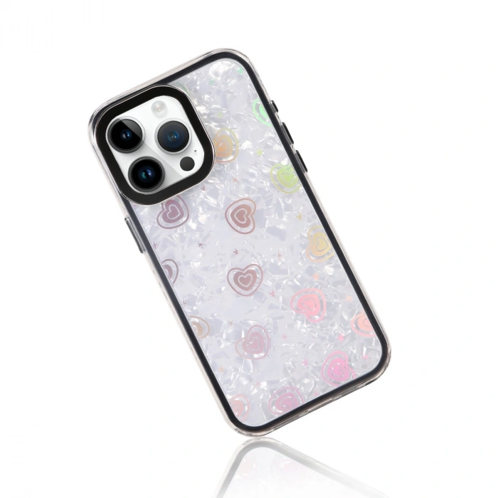 Apple İphone 16 Pro Max Lumi Desenli Kapak - Siyah