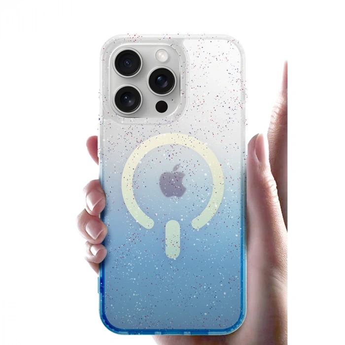 Apple İphone 16 Pro Max Pummel Shiny Magsafe Kapak - Siyah