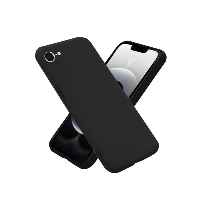 Apple İphone 16e Kılıf First Silikon - Siyah