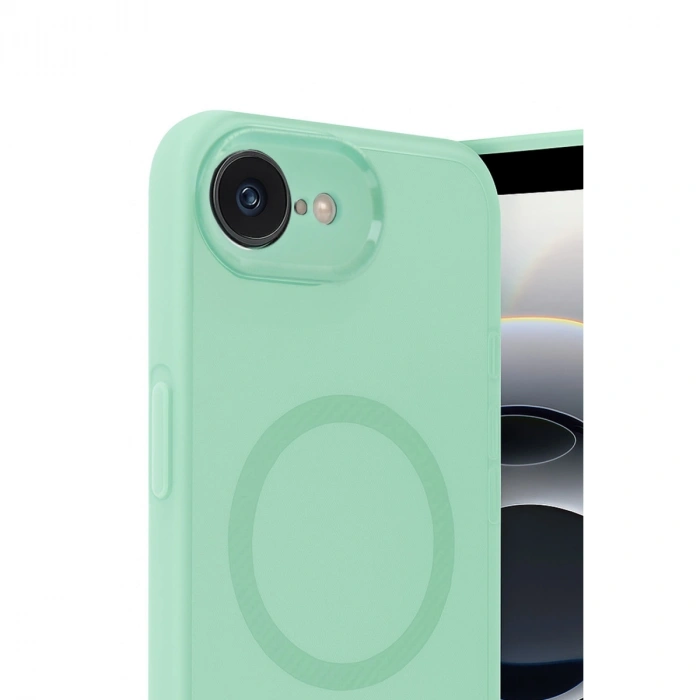 Apple İphone 16e Kılıf Maya Karbon Kapak - Koyu Yeşil