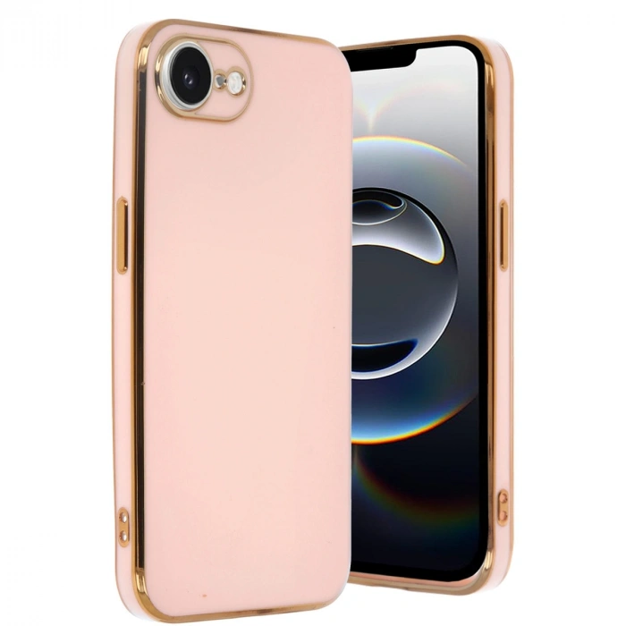 Apple İphone 16e Kılıf Volet Silikon - Pembe