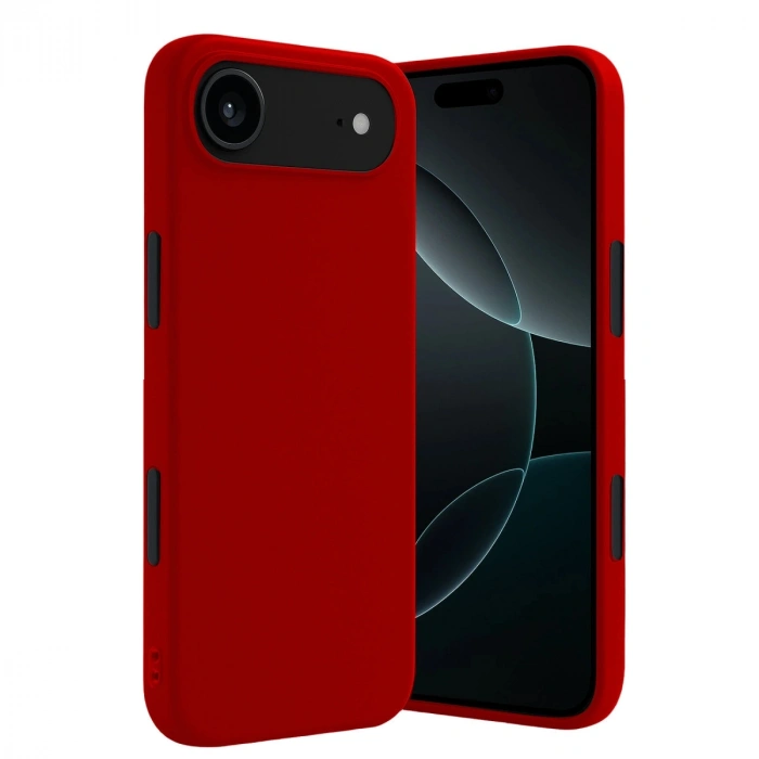 Apple İphone 17 Air First Silikon - Kırmızı