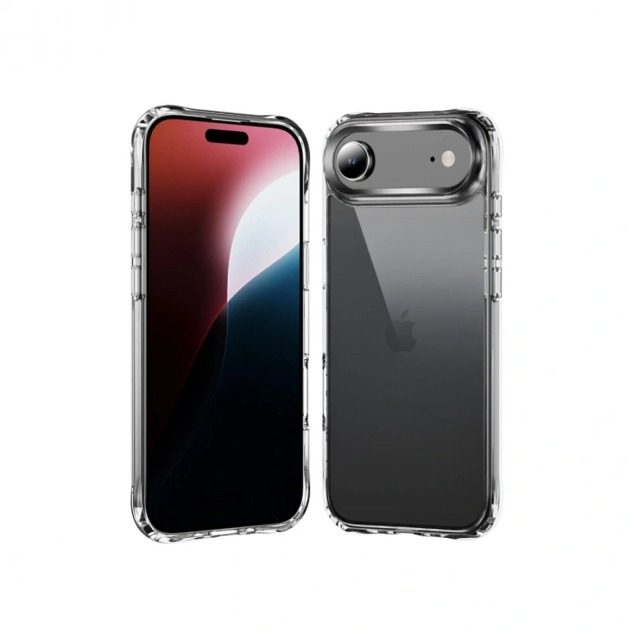 Apple İphone 17 Air Lüx Şeffaf Silikon - Şeffaf