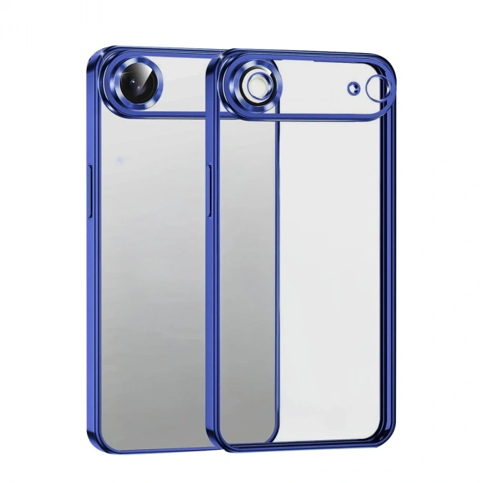 Apple İphone 17 Air Razer Lensli Silikon - Lacivert