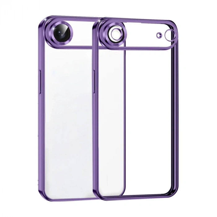 Apple İphone 17 Air Razer Lensli Silikon - Mor