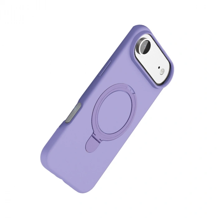 Apple İphone 17 Air Regal Magsafe Standlı Kapak - Lila