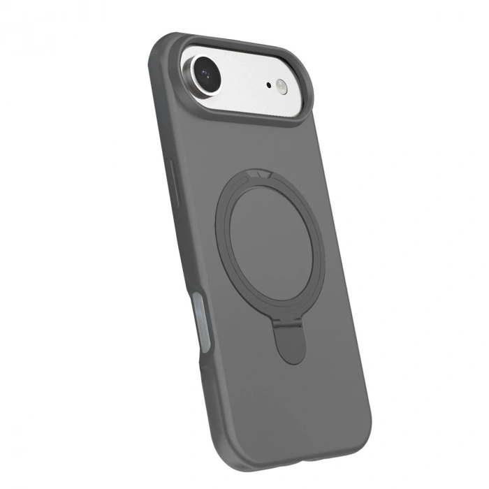 Apple İphone 17 Air Regal Magsafe Standlı Kapak - Titan Gri