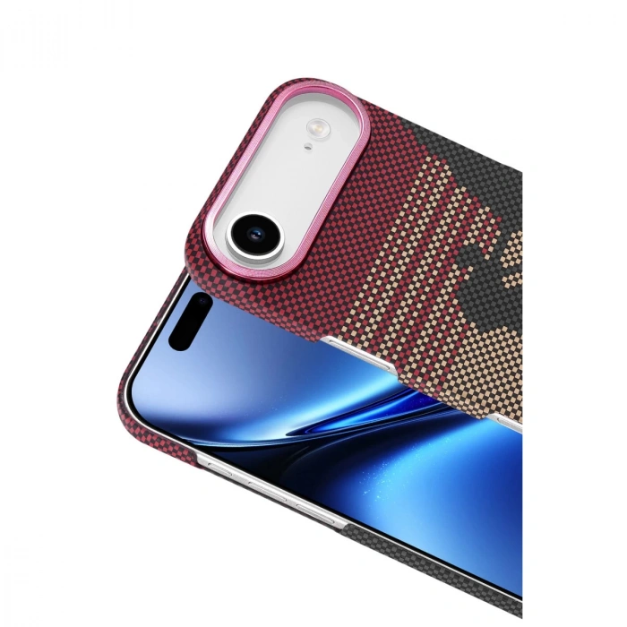 Apple İphone 17 Air Vega Magsafe Kapak - Kırmızı