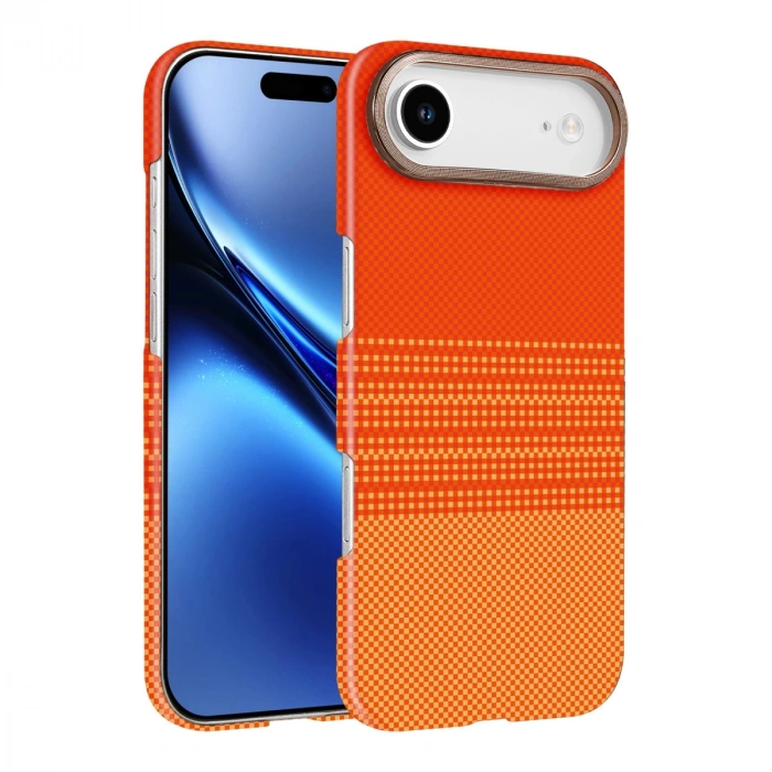 Apple İphone 17 Air Vega Magsafe Kapak - Turuncu